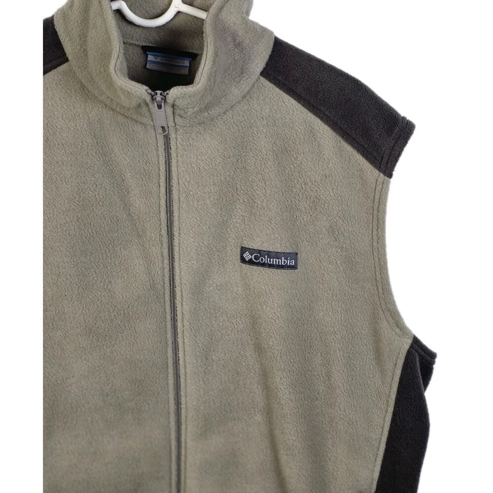 Columbia Men's Large Full Zip Sleeveless Outerwear Fleece Vest RN 69724