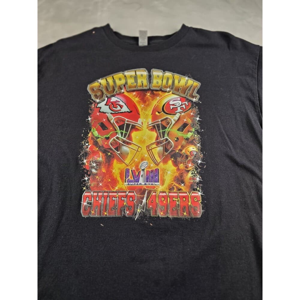Super Bowl LV111 San Francisco 49ers Vs Kansas City Chiefs Men's Size L