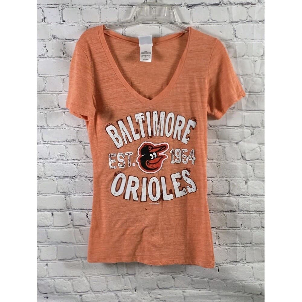 MLB Baltimore Orioles Women’s Small Genuine Merchandise Orange Tank Top