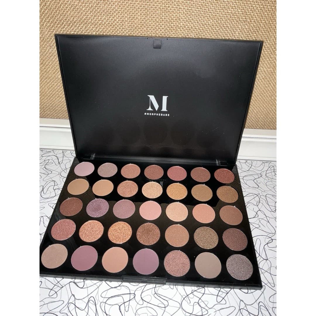 New MORPHE 35T Fall Glitter Palette Dope Taupe Eyeshadow Palette