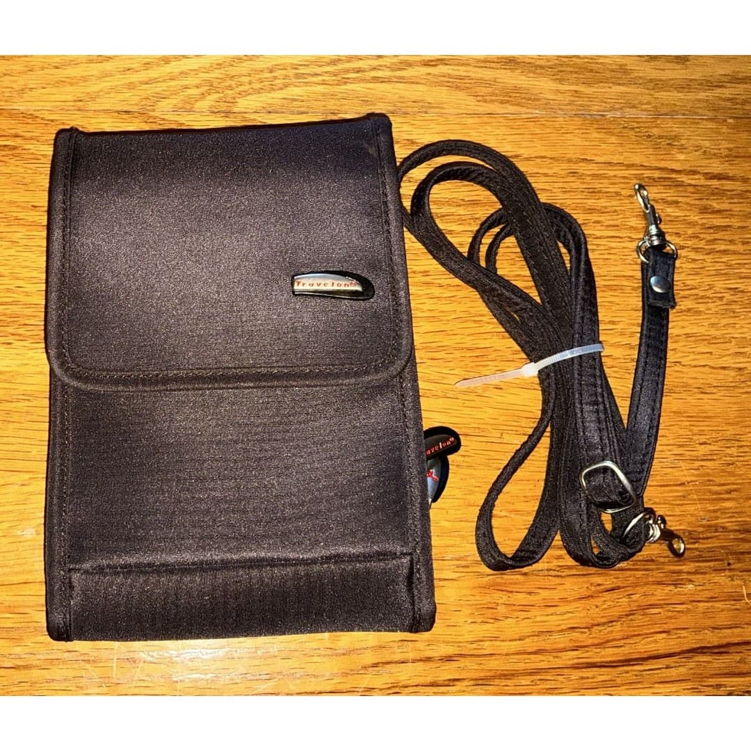 Travelon Anti-Theft RFID Classic Slim Crossbody Shoulder Bag Brown purse