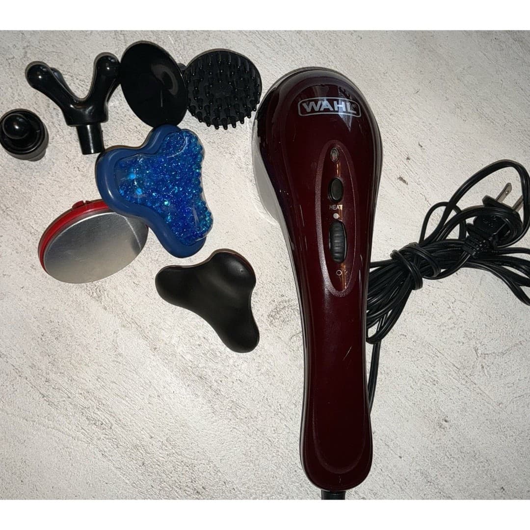 WAHL Handheld Heat Therapy Massager w/ 7 Attachments
