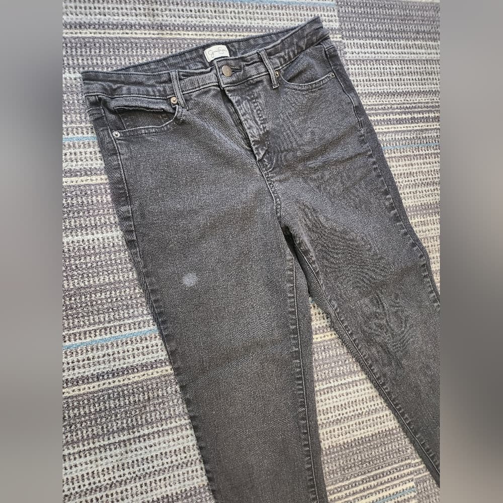 Jessica Simpson Black High Rise Skinny Jeans