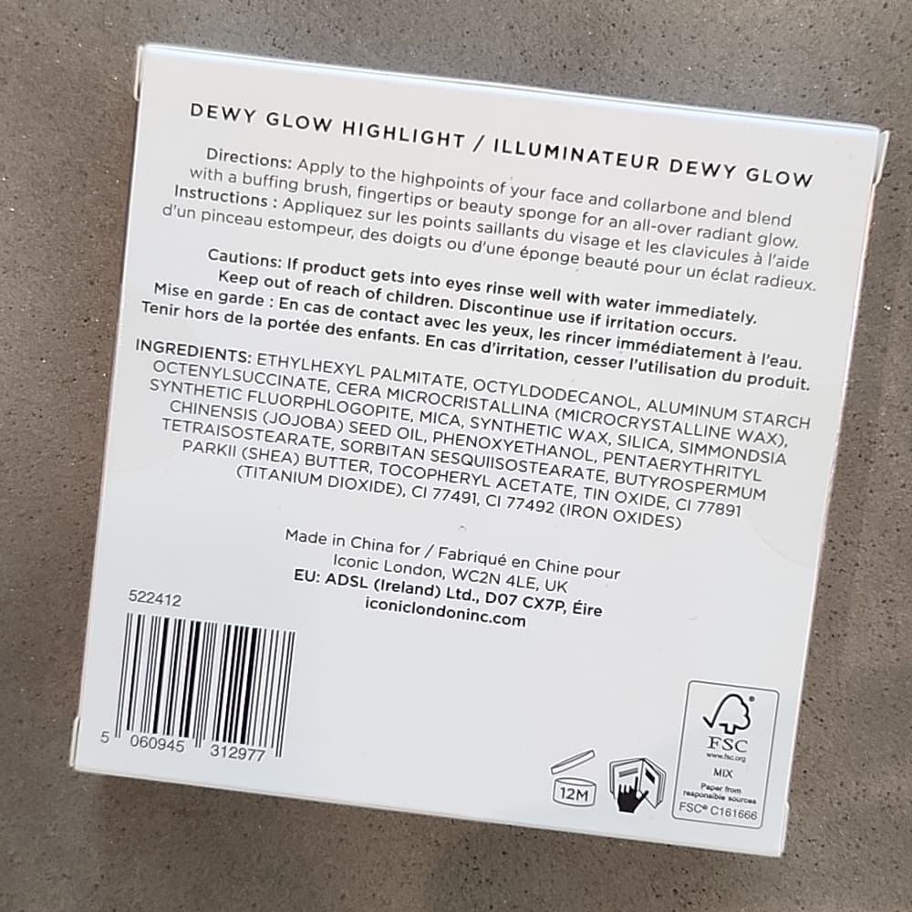 ICONIC London Dewy Glow Highlight Compact