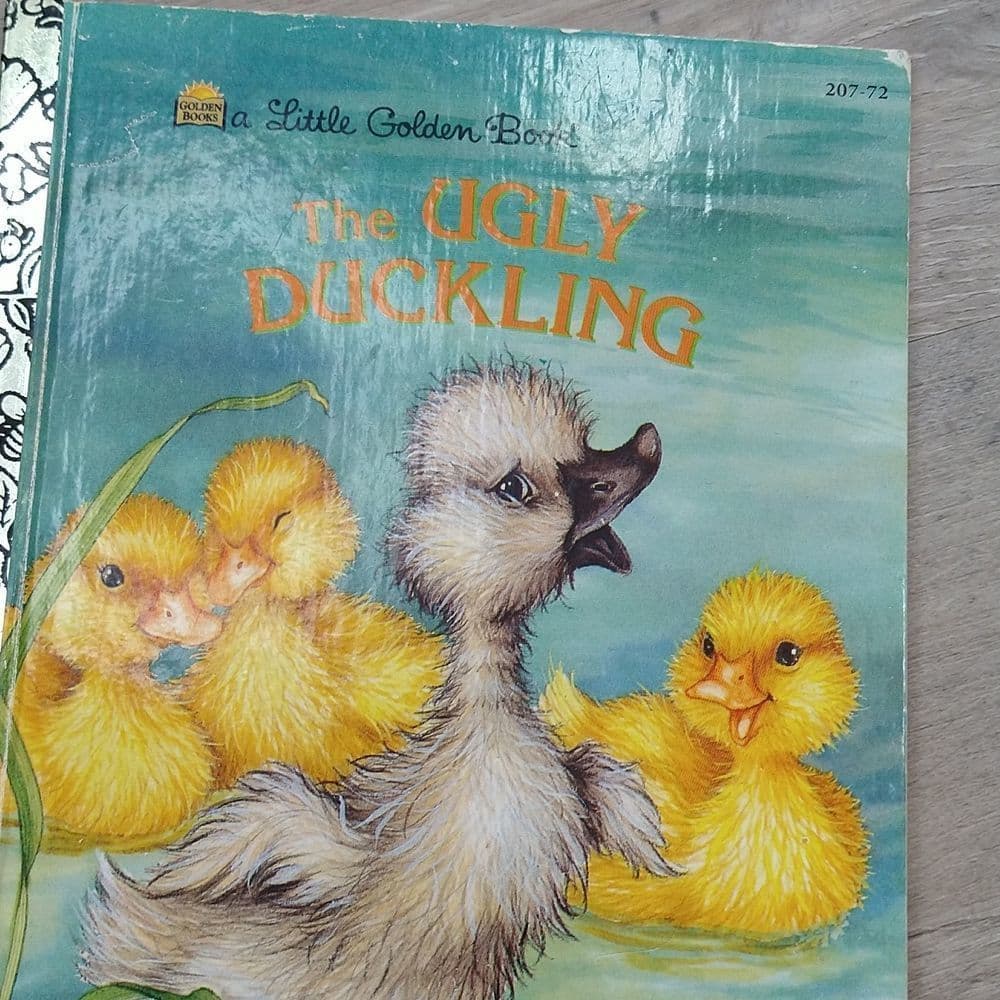 A little golden book the ugly duckling vintage book