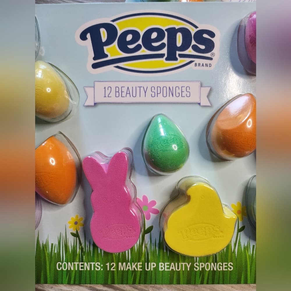 Peeps Beauty Sponges Set Of 12 Cute Colorful Easter Gift