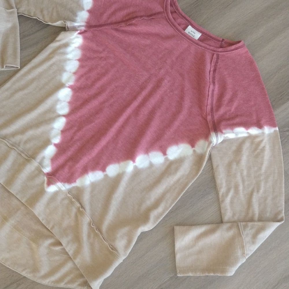 Target 🥰 Knox Rose Tie Dye Style High Low Sweater Top Multi Color