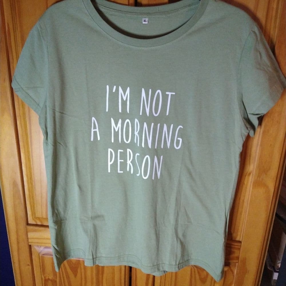 I'm Not a Morning Person Graphic Tee