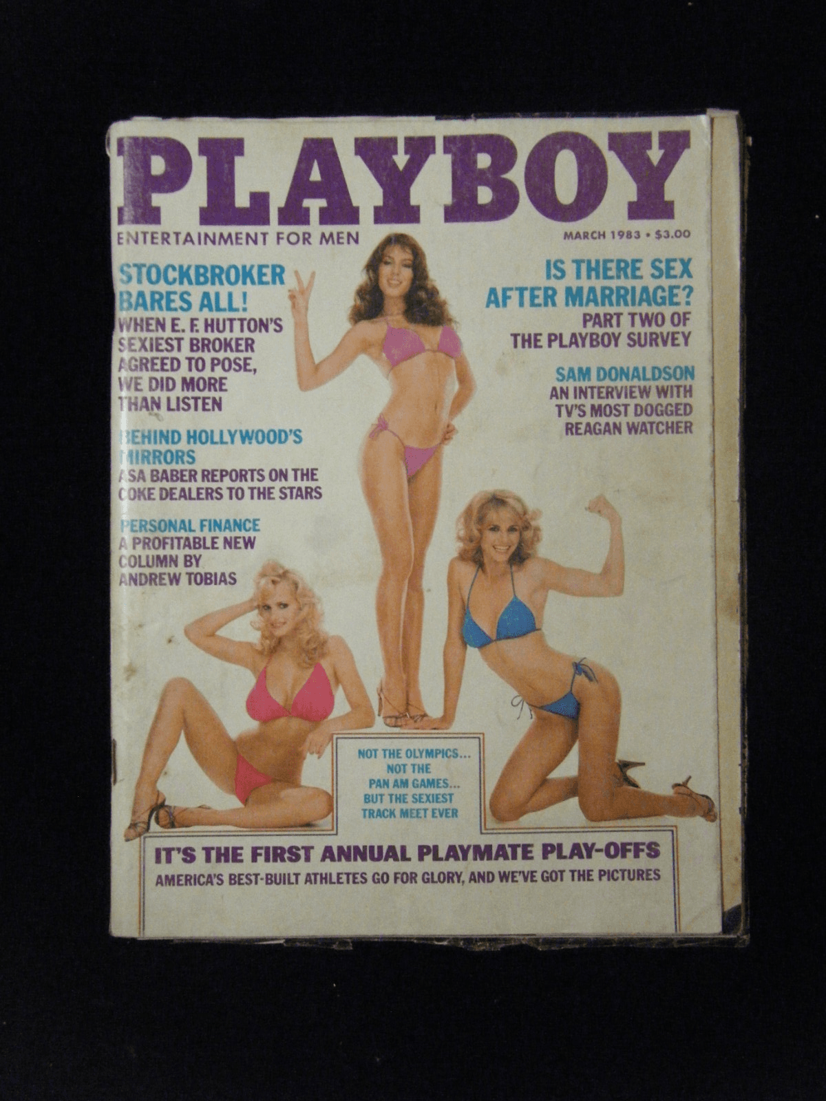 Playboy, Vintage Adult Magaziner, March 1983, Vol.30 No.3