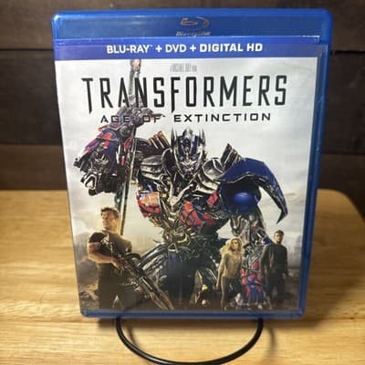 Transformers Age of Extinction (2014) – Blu-ray – Mark Wahlberg – No DVD