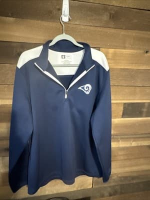 Los Angelas Rams Pull Over Jacket NFL Team Apparel