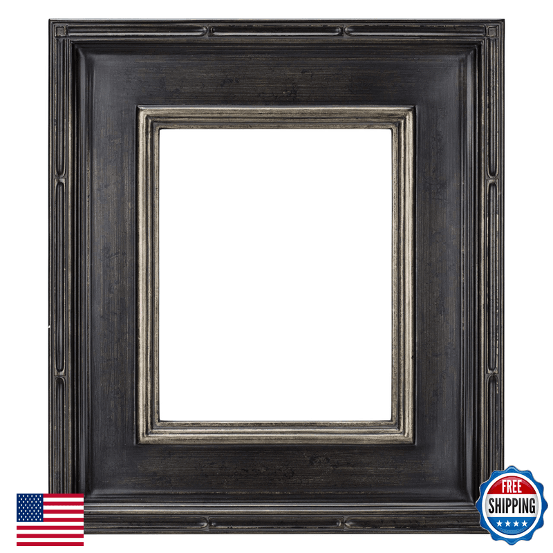 Creative Mark Museum Plein Aire Ornate Picture Frame - 9X12 - Antique Black