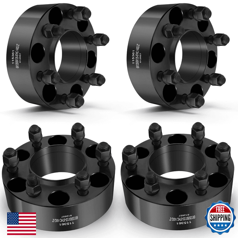 Scitoo 2 Inch 4Pcs 6X135 Hub Centric Wheel Spacers 14X2 Studs 6 Lug Wheel