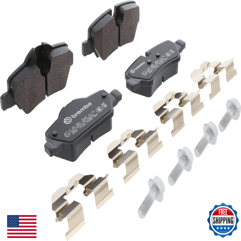 Brembo P06090 Low-Met Rear Disc Brake Pad Set Mini Oe 34216871299
