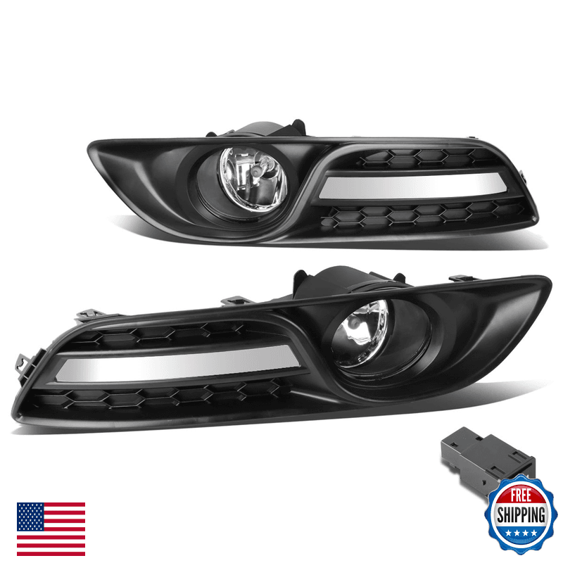 Dna Motoring Fl-Ztl-213-Ch Fog Light Switch Driver Passenger Side Enhance