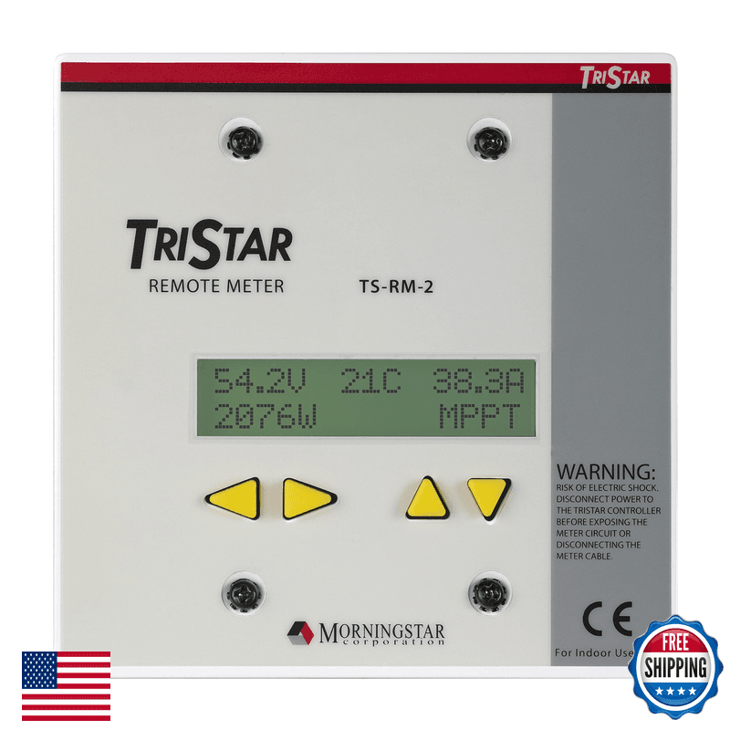 Morningstar Corporation Morningstar Tristar Remote Meter-2 Ts-Rm-2 - Connects