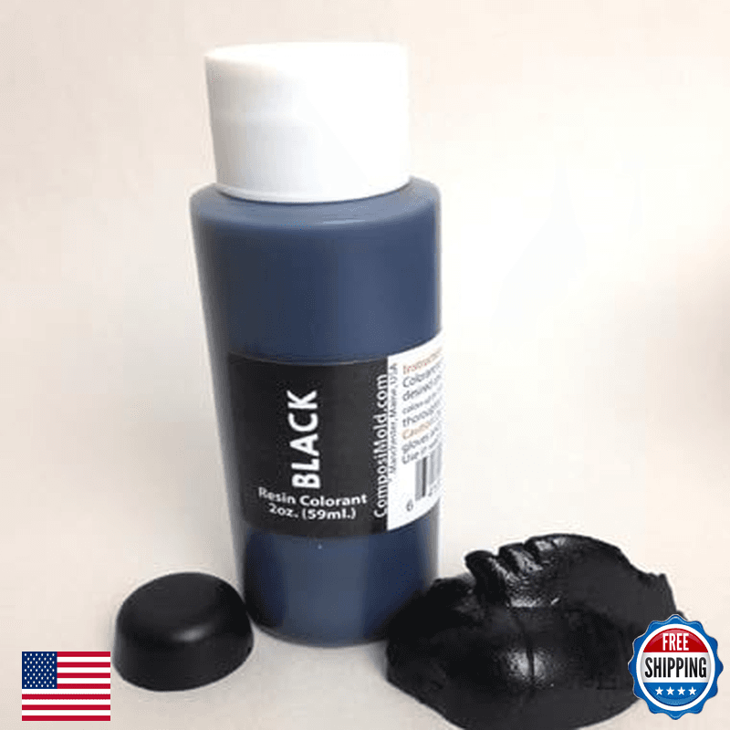 Composimold Black Epoxy Pigment Colorant Dye Tint 2Oz