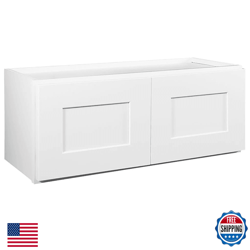 Design House Brookings Shaker Bridge Wall Kitchen Cabinet W3012 30 W X 12 D X