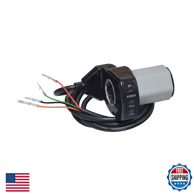 Alveytech Variable Speed 4-Wire Twist Grip Throttle For Razor E300 Versions 2-7