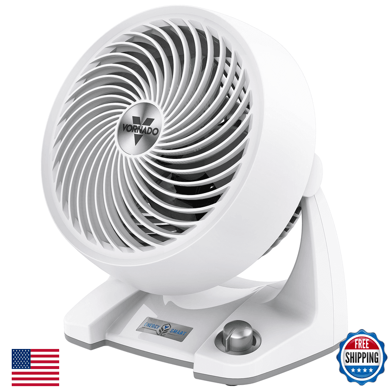 Vornado 533Dc Energy Smart Small Air Circulator Fan Variable Speed Control White