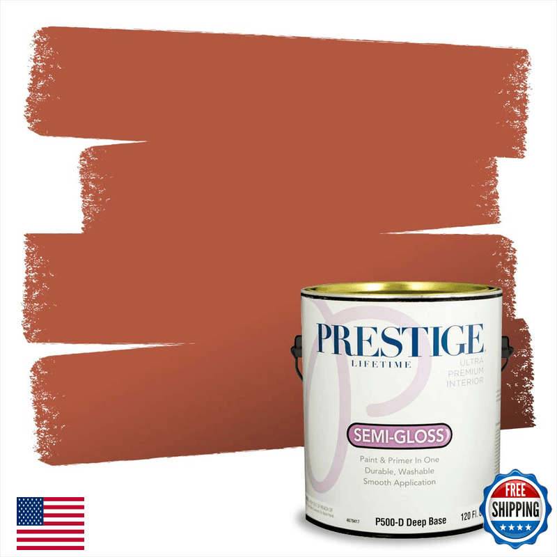Prestige Paints P500-D-77Bm Interior Paint And Premiumr In One Semi-Gloss