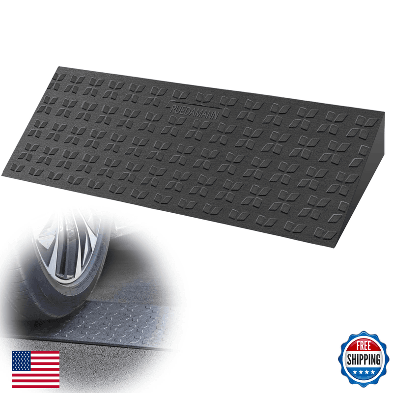 Ruedamann 1.8 Rise Threshold Ramps For Doorways Sturdy Rubber Threshold Ramp