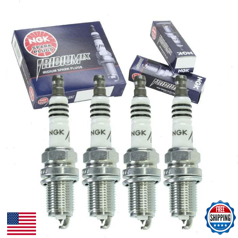 Sixity Auto 4 Pc Ngk Iridium Ix Spark Plugs Compatible Toyota Corolla 1.8L 2.4L