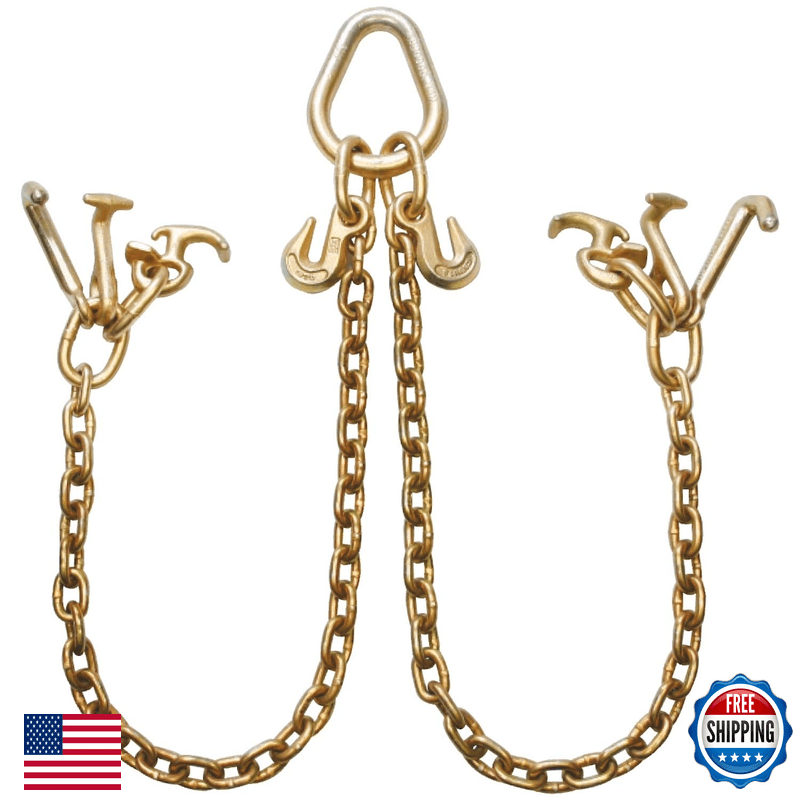 Vulcan Towing Chain Bridle - Universal Rtj Clusters - Grade 70 Standard Length