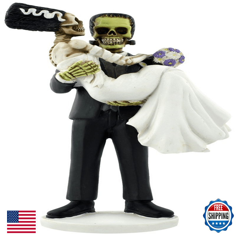 Grindstore Ytc Summit Frankenskull And Bride Figurine