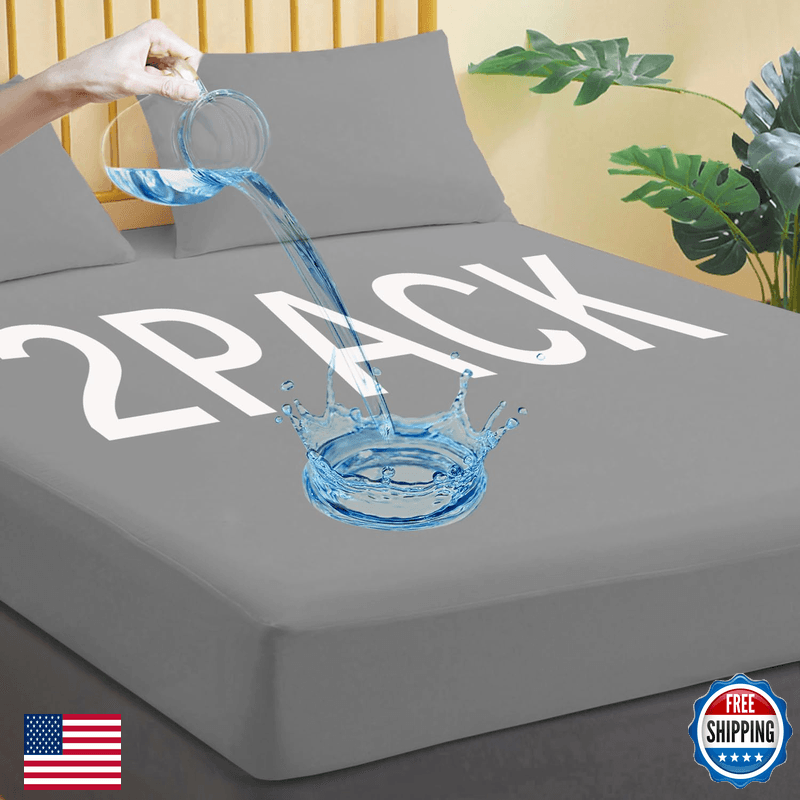 Jamrest Waterproof Mattress Protector Twin Xl Size 2 Pack Breathable Mattress