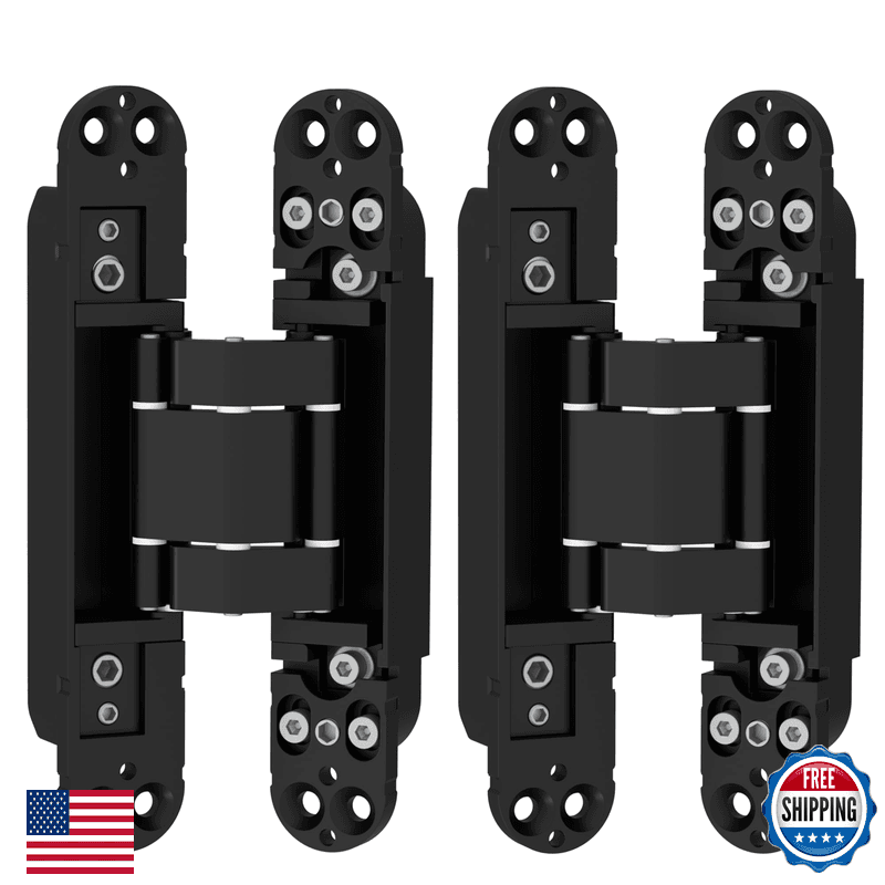 Bartuda Hidden Door Hinge 2 Pack Hidden Hinges 6Inch Concealed Hinges For