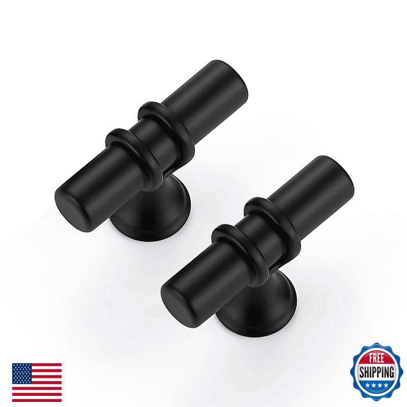 Ravinte Hardware 25 Pack 2 Inch Matte Black Cabinet Pulls Handles Kitchen