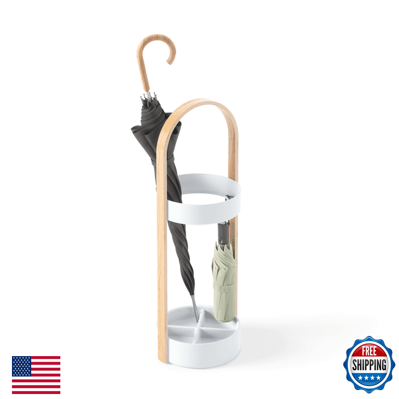 Umbra Bellwood Umbrella Stand Space-Saving Umbrella Stand For The Front