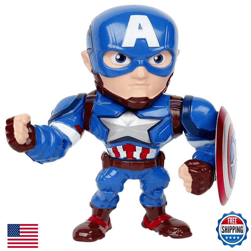 Jazwares Metals Marvel 4 Inch Movie Figure - Captain America M45