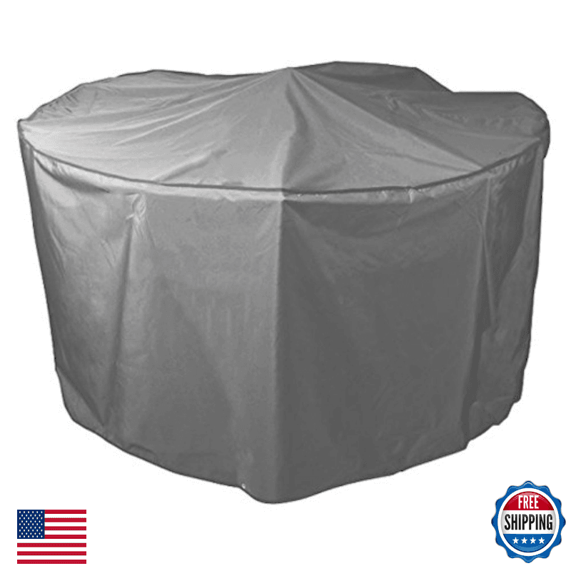 Bosmere Weatherproof Outdoor Round Table Chairs Cover 84 Diameter X 33 High Gray