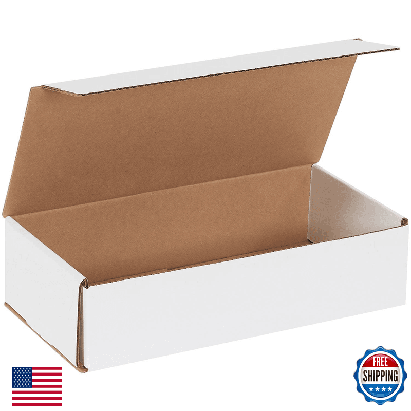 Box Usa Usa Bm1263 Corrugated Mailers 12 X 6 X 3 White Pack Of 50