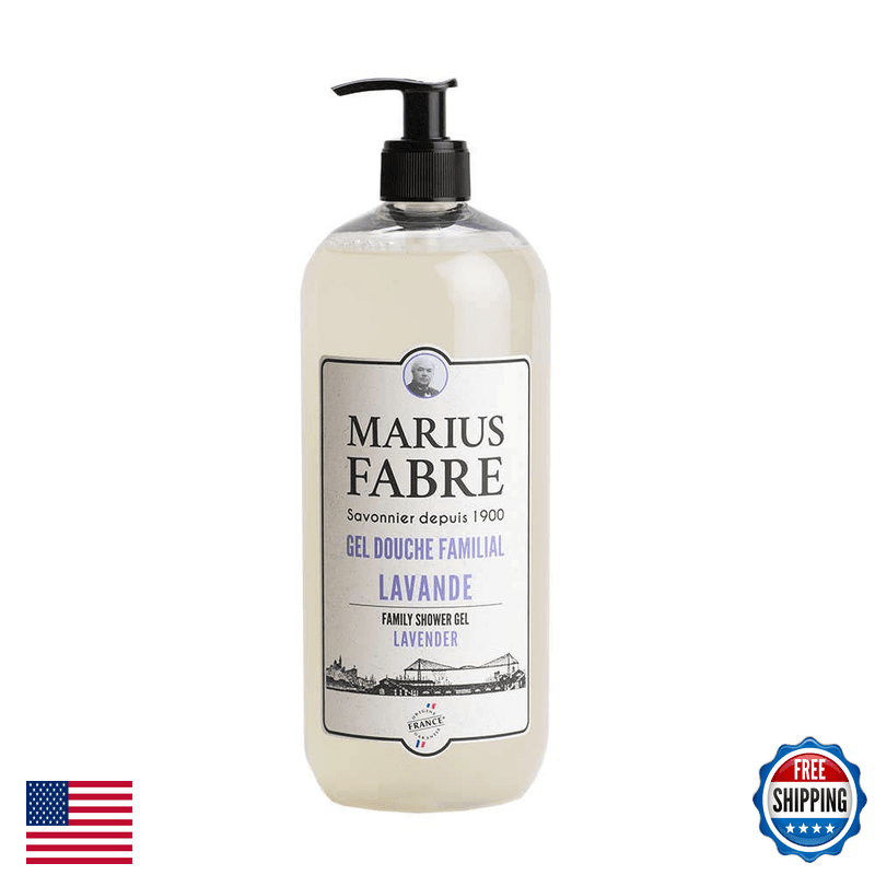 Marius Fabre 1900 Lavender Family Shower Gel 1 L 33.8 Fl Oz