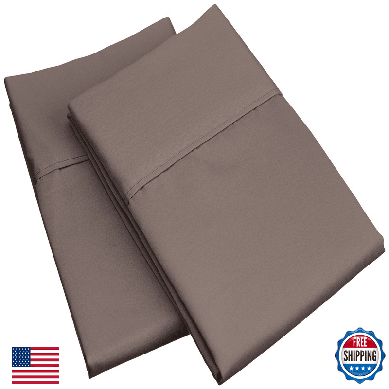Superior 700 Thread Count Egyptian Cotton Pillowcase Bed Set Modern Solid
