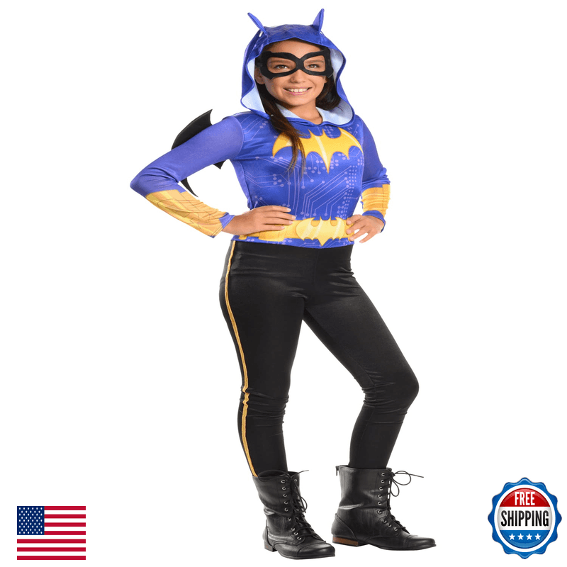 Dc Superhero Girls Batgirl Costume For Kids By Rubies Girls Medium