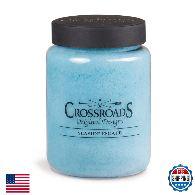 Crossroads Original Designs Crossroads Seaside Escape Scented 2-Wick Candle 26