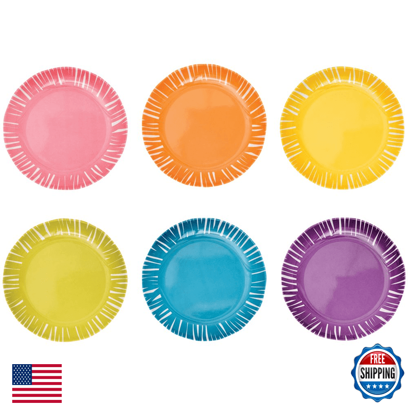 French Bull Melamine Assorted Plates-6 Piece Set -Melamine Dinnerware-Platter