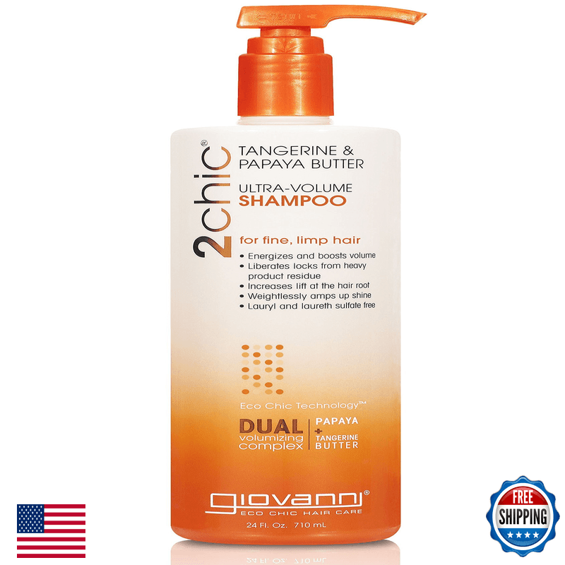 Giovanni - 2Chic Ultra-Volume Shampoo Tangerine And Papaya Butter- For Fine