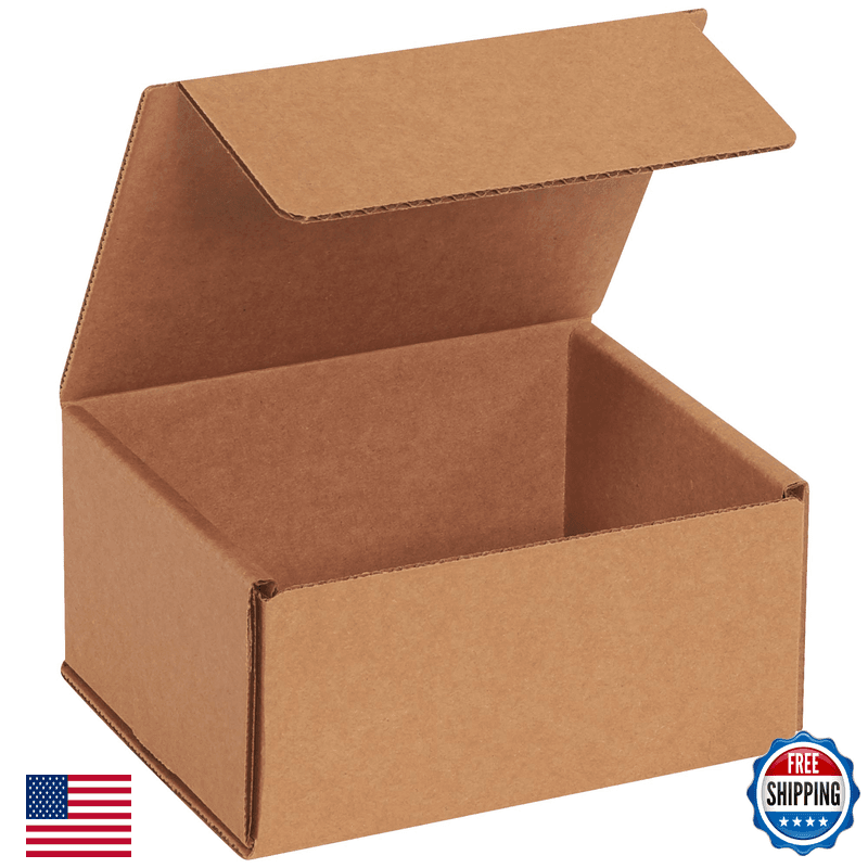 Box Usa Usa Bm653K Corrugated Mailers 6 X 5 X 3 Kraft Pack Of 50