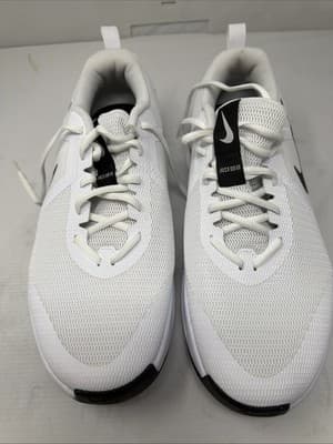 Nike MC Trainer 3 White Black Workout Training Shoes FQ1831-100 Men's Size 12