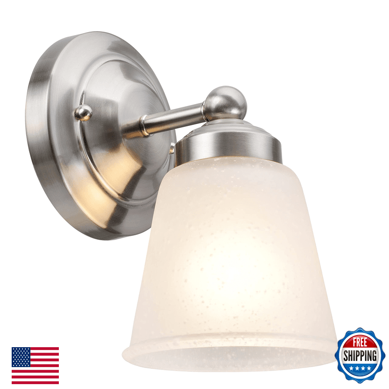 Aspen Creative 62012-1 One-Light Metal Bathroom Vanity Wall Light Fixture 5