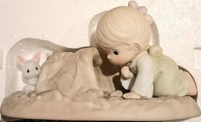 Precious Moments There’s a Light at the End of the Tunnel Figurine 1990 Enesco