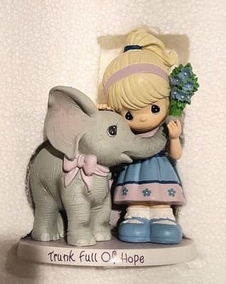 Precious Moments Trunk Full Of Hope Parade Of Purple LE 95 Days A2111