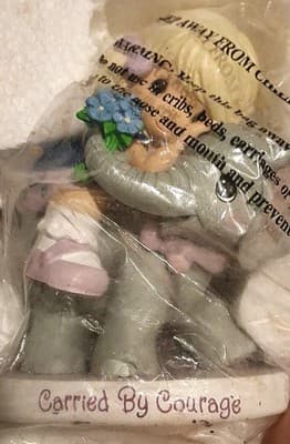 Precious Moments Carried By Courage Parade of Purple Ltd 95 Days Figurine