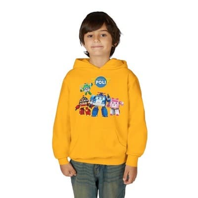 Kids Robocar Poli Hoodie I Robocar Poli Hooded Sweatshirt