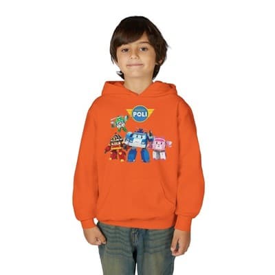 Kids Robocar Poli Hoodie I Robocar Poli Hooded Sweatshirt